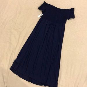 NWT Old Navy Off the Shoulder Midi Dress